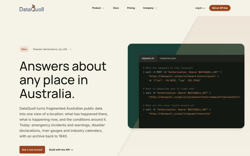 DataQuoll - Answers About Any Place in Australia